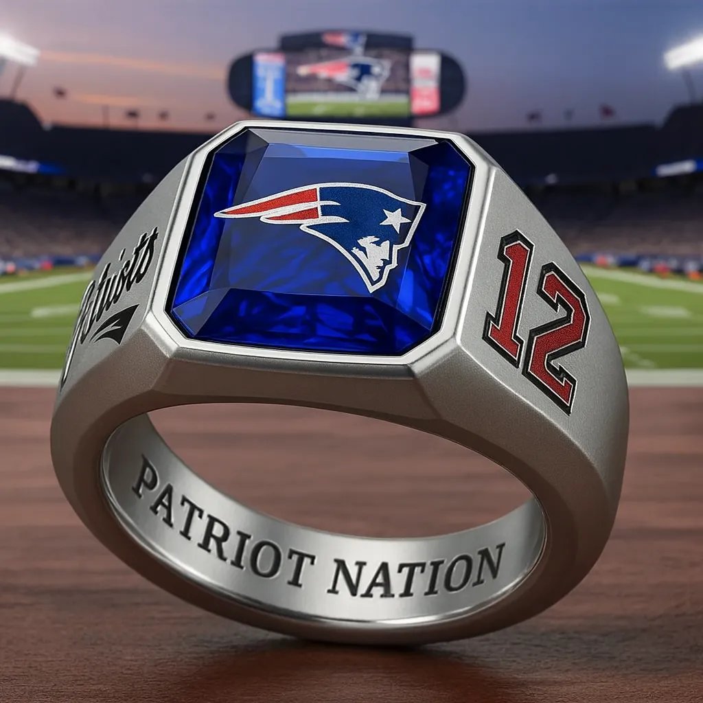 Football Team Crystal Spirit Ring