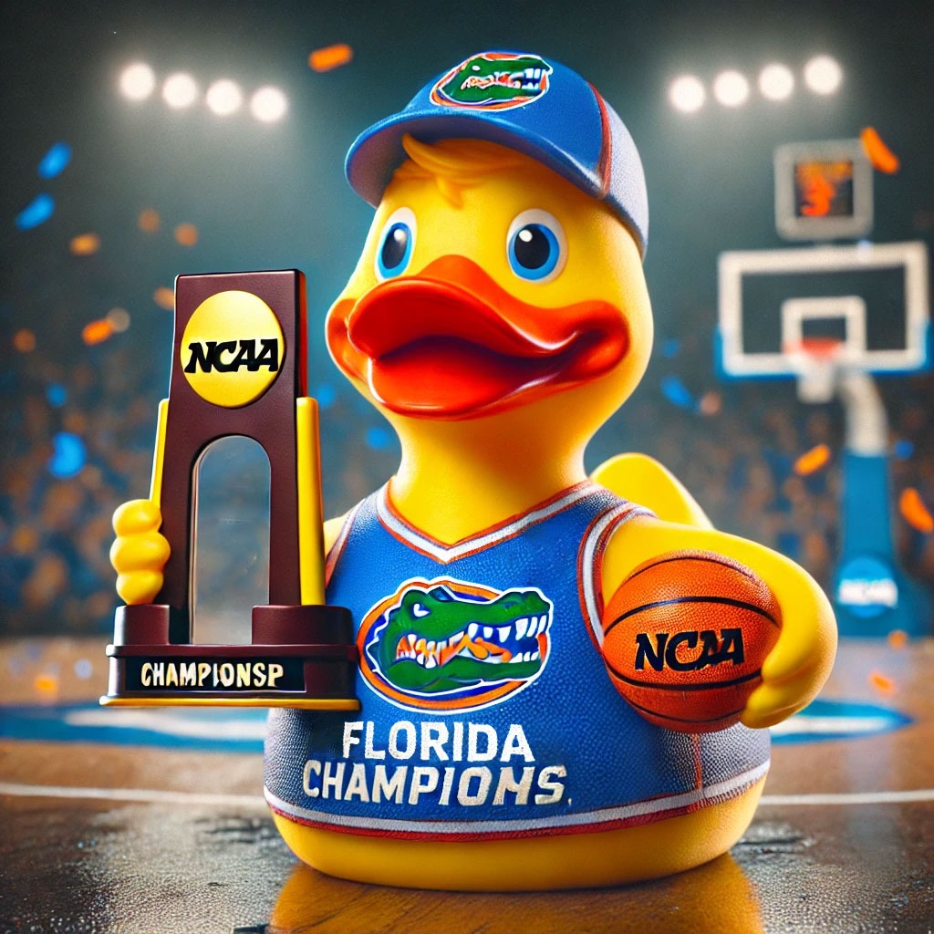Florida Gators men's basketball NCAA Champions Duck