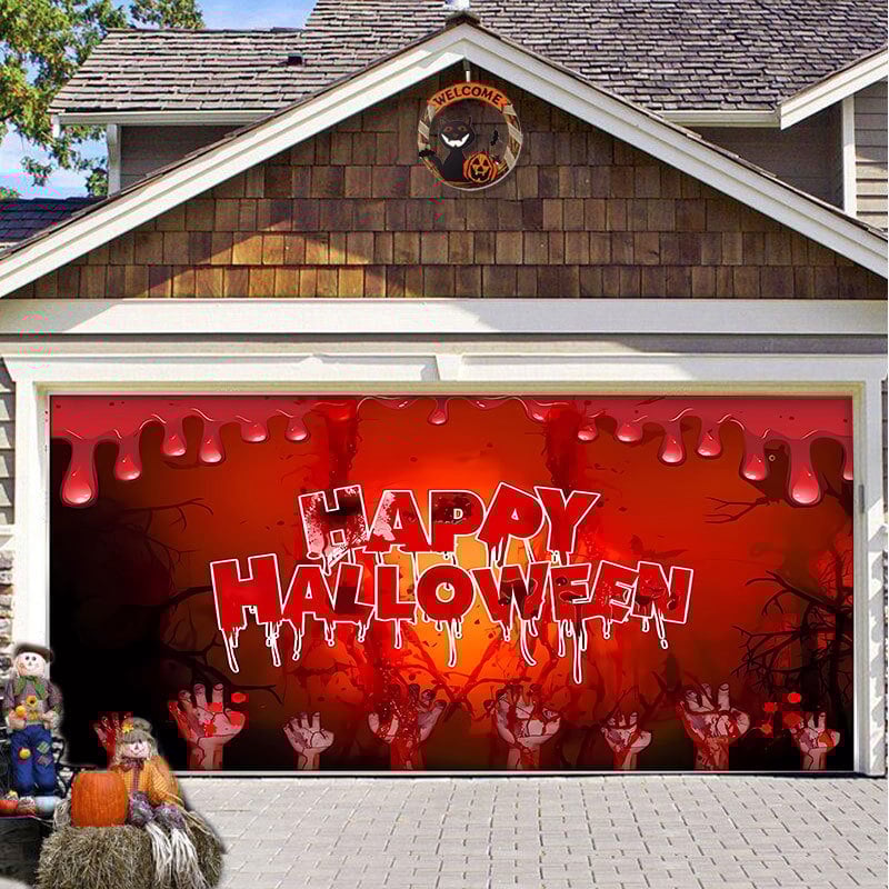 🔥💖Halloween Garage Door Decoration