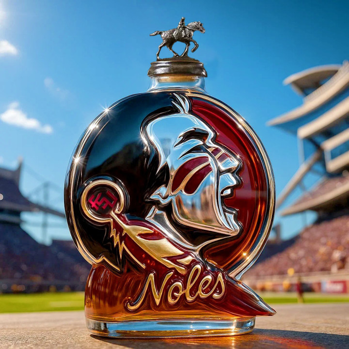 🔥NCAA Team✨Florida State Seminoles Whiskey Bottle
