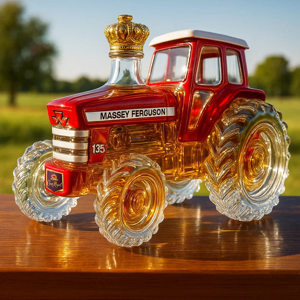 1964 🌾 Massey Ferguson 135 🌾 Tractor Whiskey Bottle