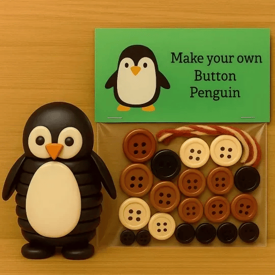 🎁DIY Button Animal Ornaments