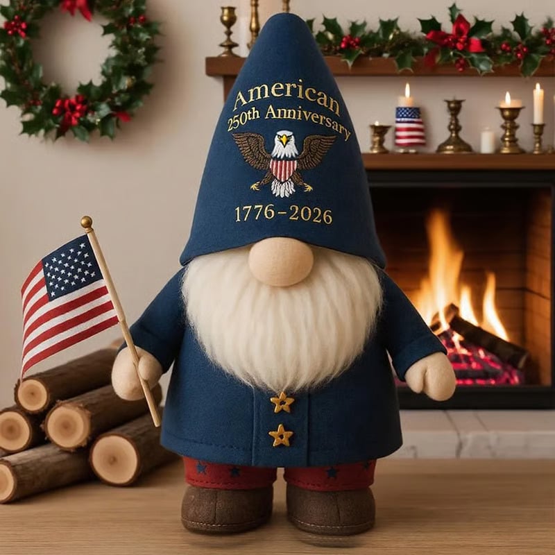 🔥LAST DAY 50% OFF - Honor 250 Years of Freedom with Our Exclusive American Anniversary Gnome!‌‌