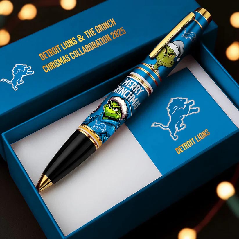 Detroit Lions x The Grinc 2025 Christmas Limited Edition Pen