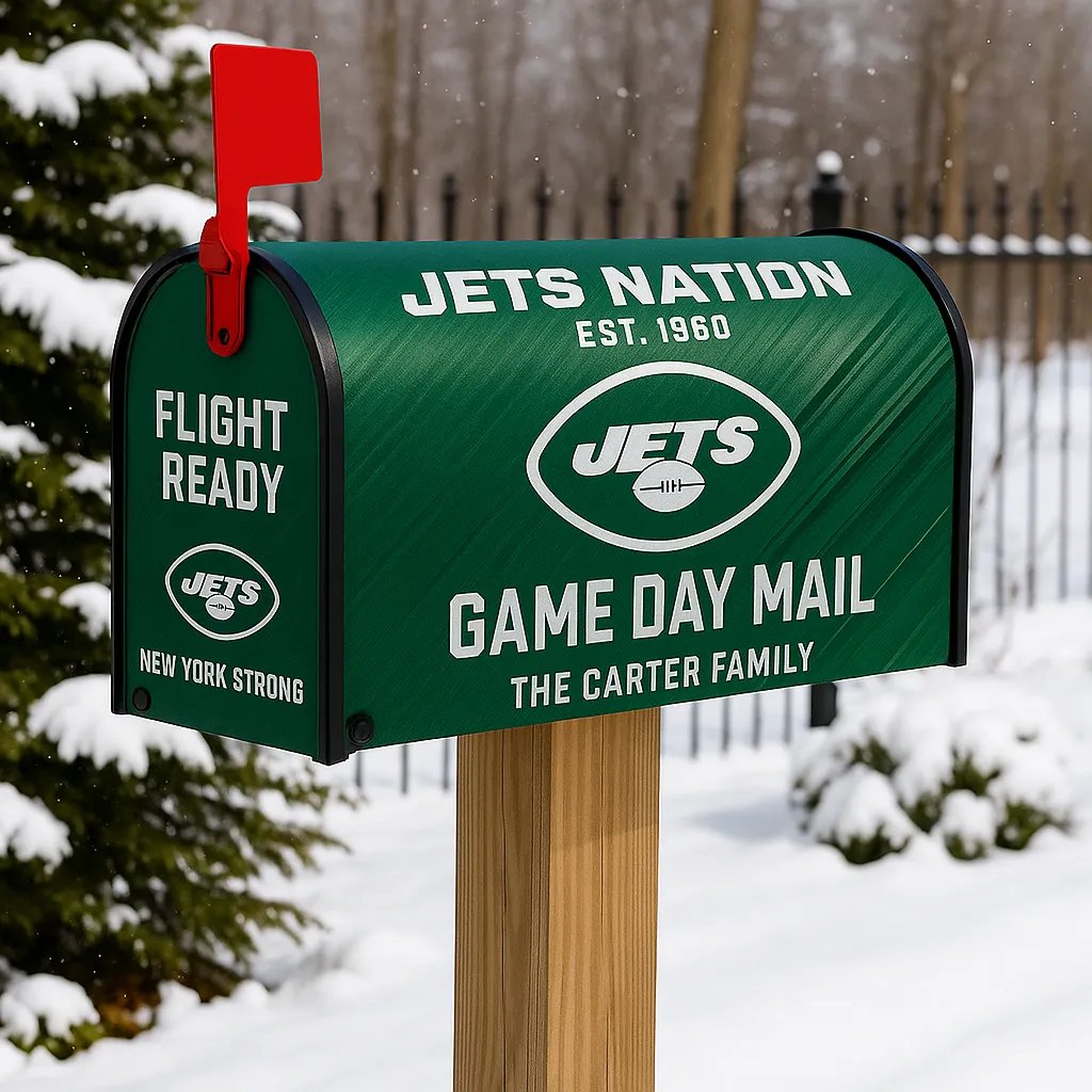 Rugby Outdoor Mailbox Decoration