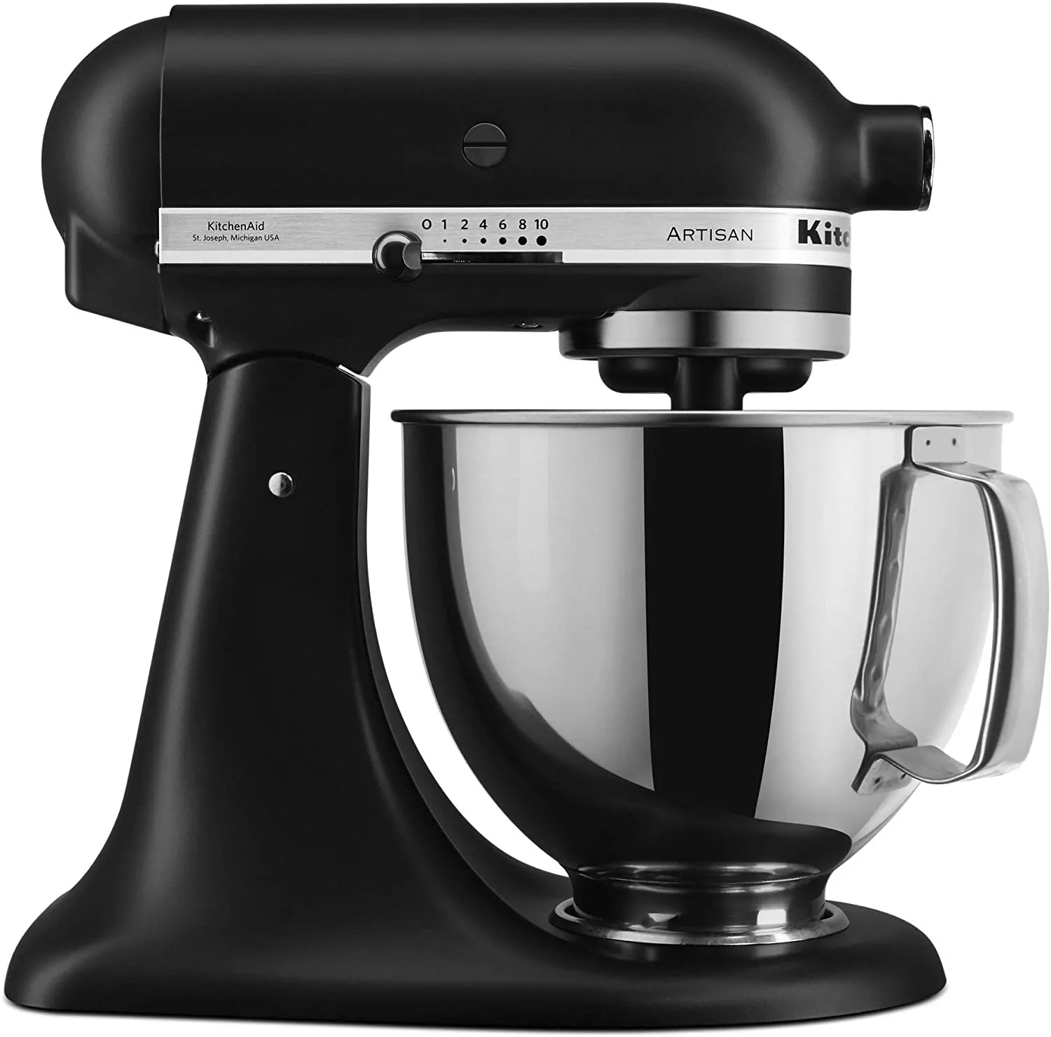 🔥SALE🔥 Tilt-Head Stand Mixer with Pour Fender, 5-Quart Stainless Steel Bowl
