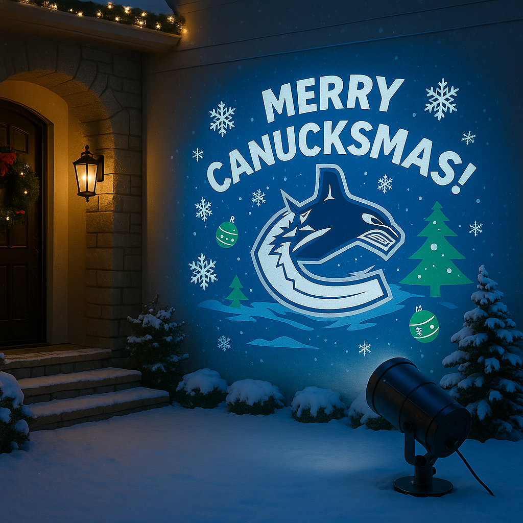 🎄🏒 Ice hockey Christmas Projection Light ✨