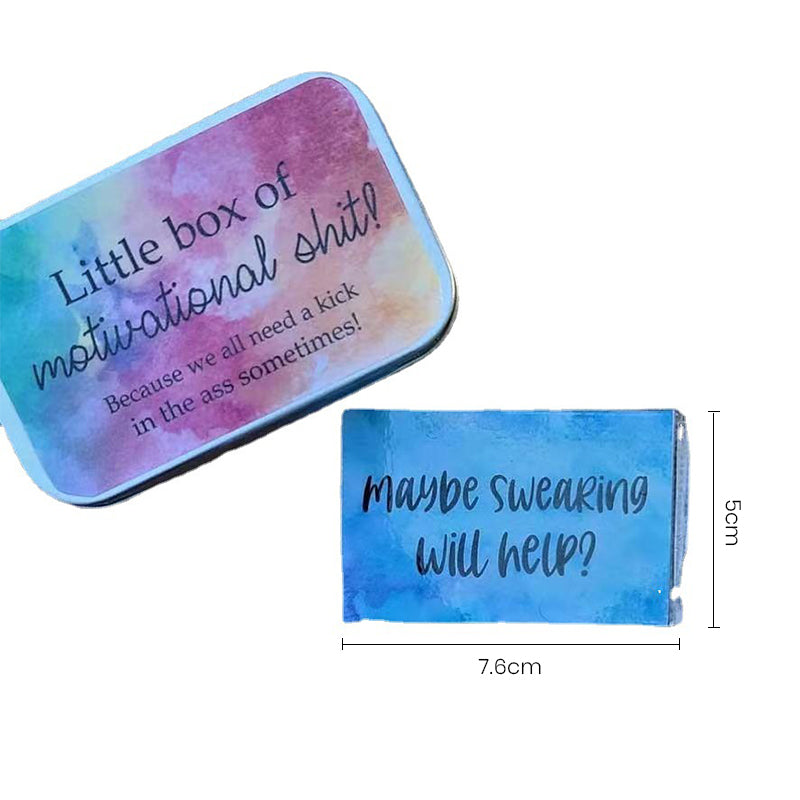 Funny Motivation Cards Gift(1 set of 20 sheets)