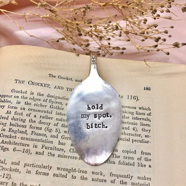 Funny Spoon Bookmark -the perfect gift for a bookworm