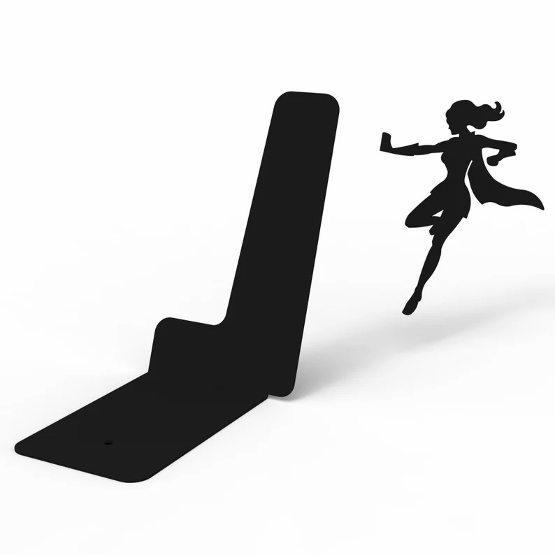 📚😆Funny Metal Bookend-Cool Unique Gift