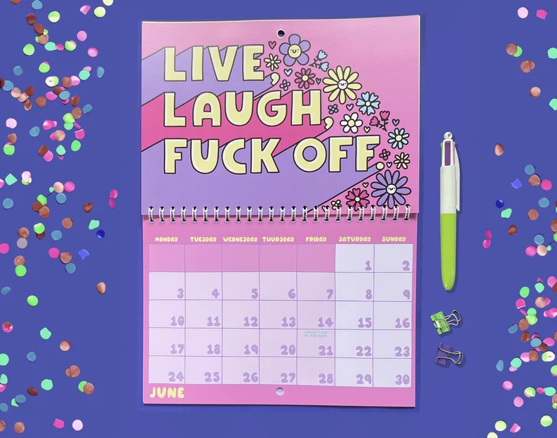 2024 Funny and Sweary Calendar