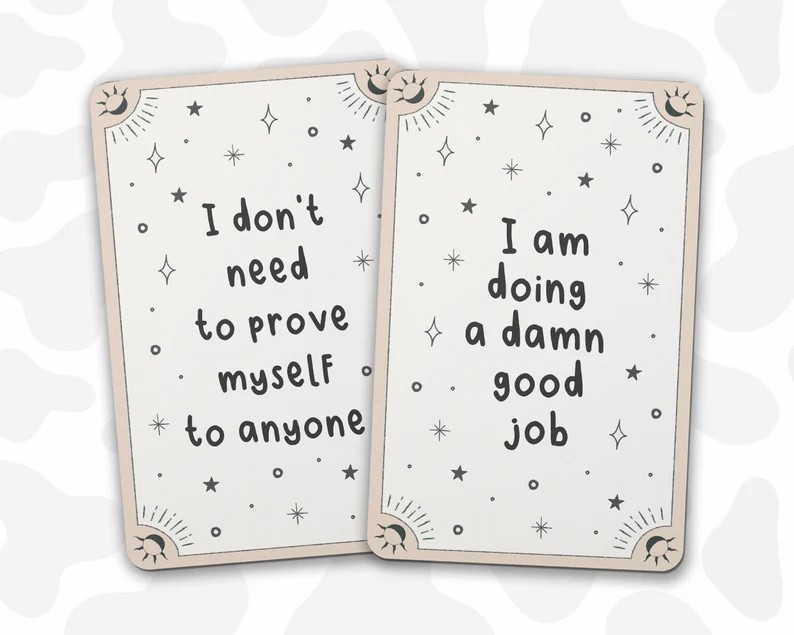 Funny Daily Affirmation Tarot Cards