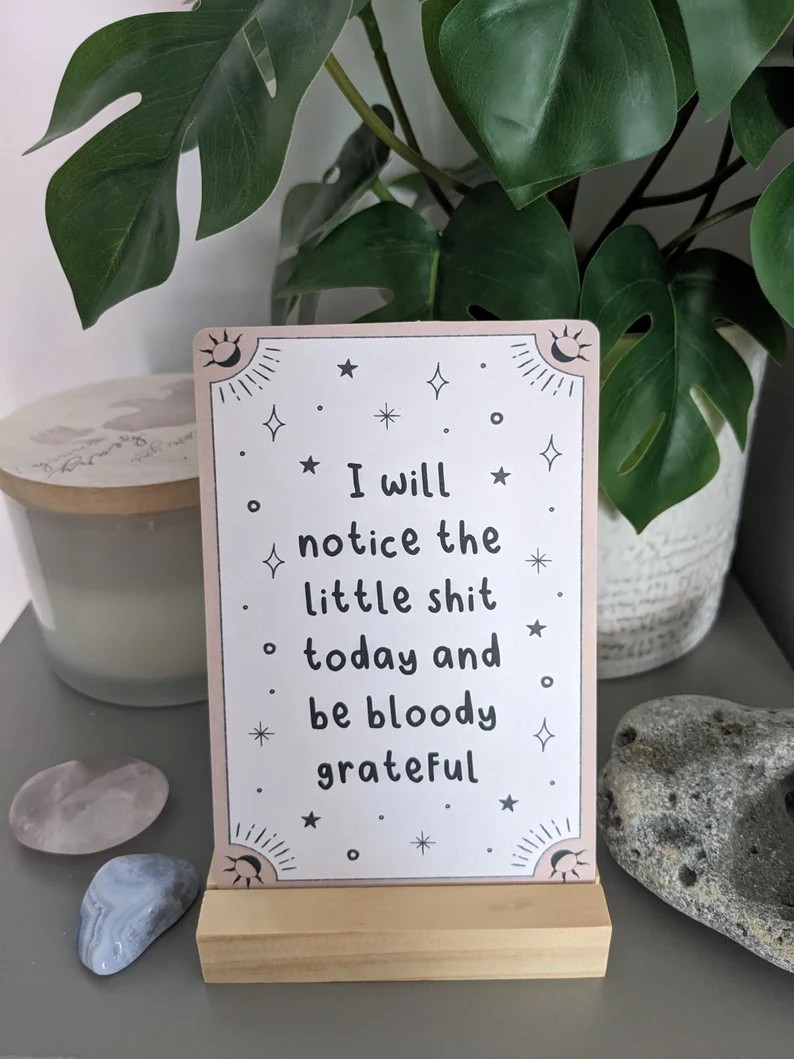 Funny Daily Affirmation Tarot Cards