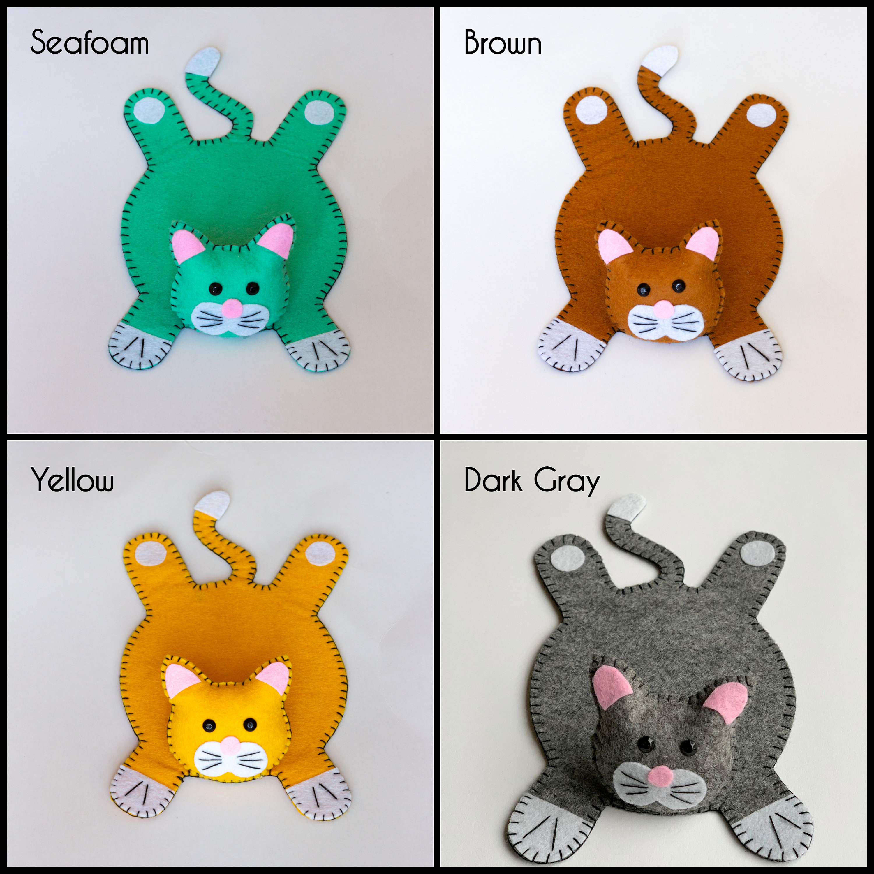 Cute Cat Coasters-Funny gift