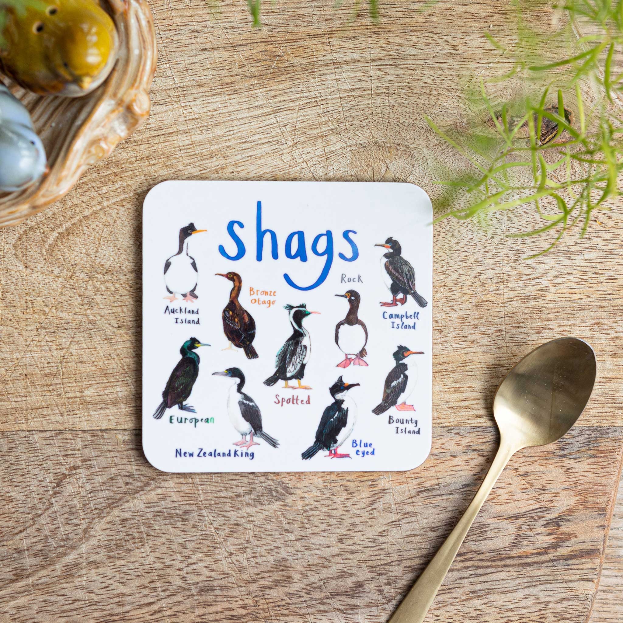 HOT SALE🔥Funny Bird Pun Coasters Set of 6