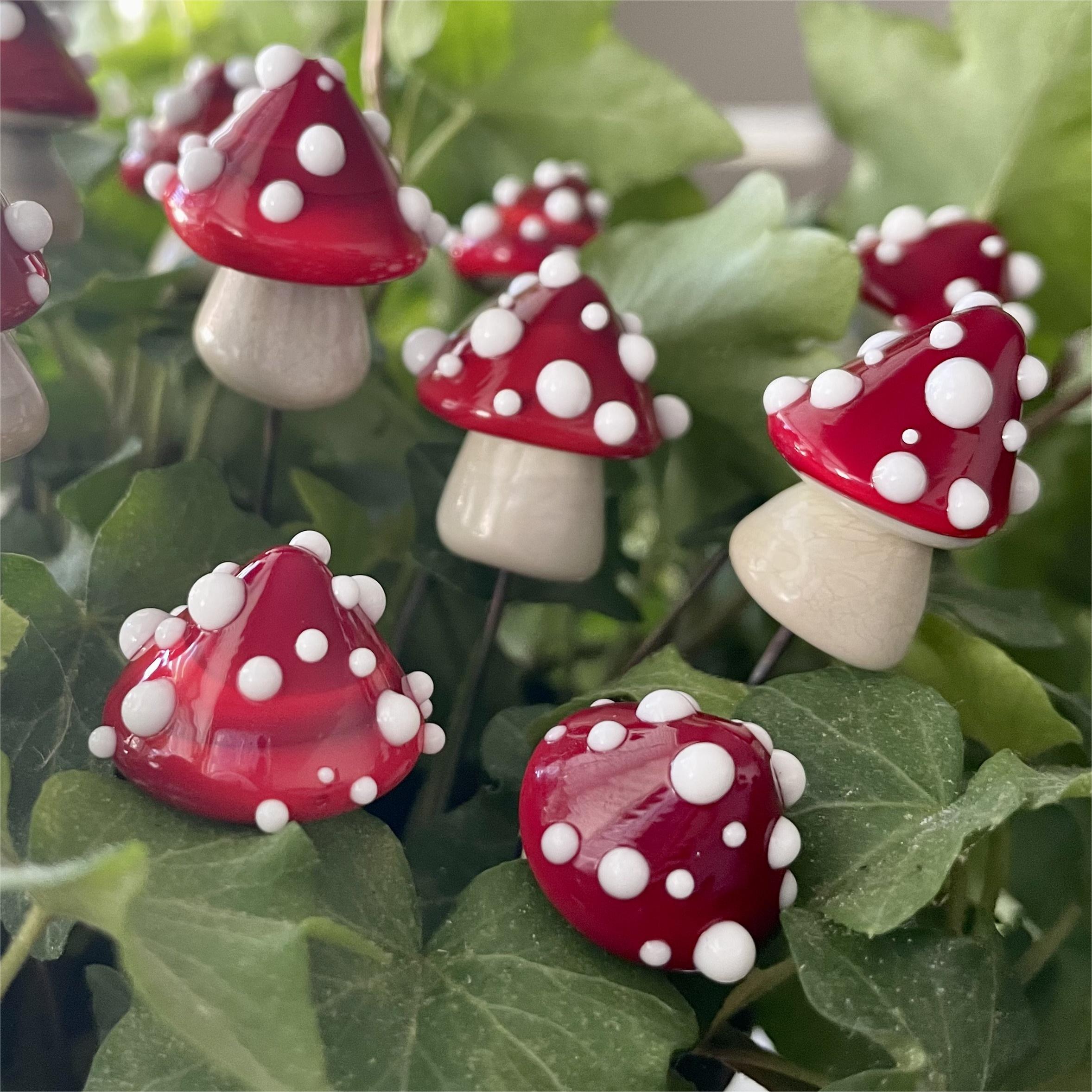 🪴Funny Potted Plant Decoration-Stained Glass Mushrooms🍄