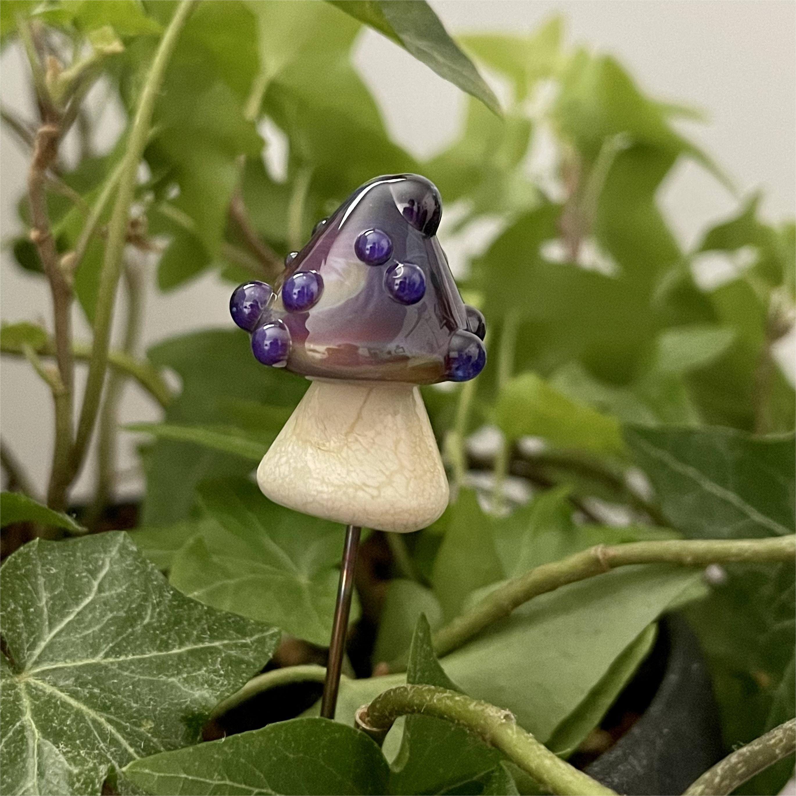🪴Funny Potted Plant Decoration-Stained Glass Mushrooms🍄