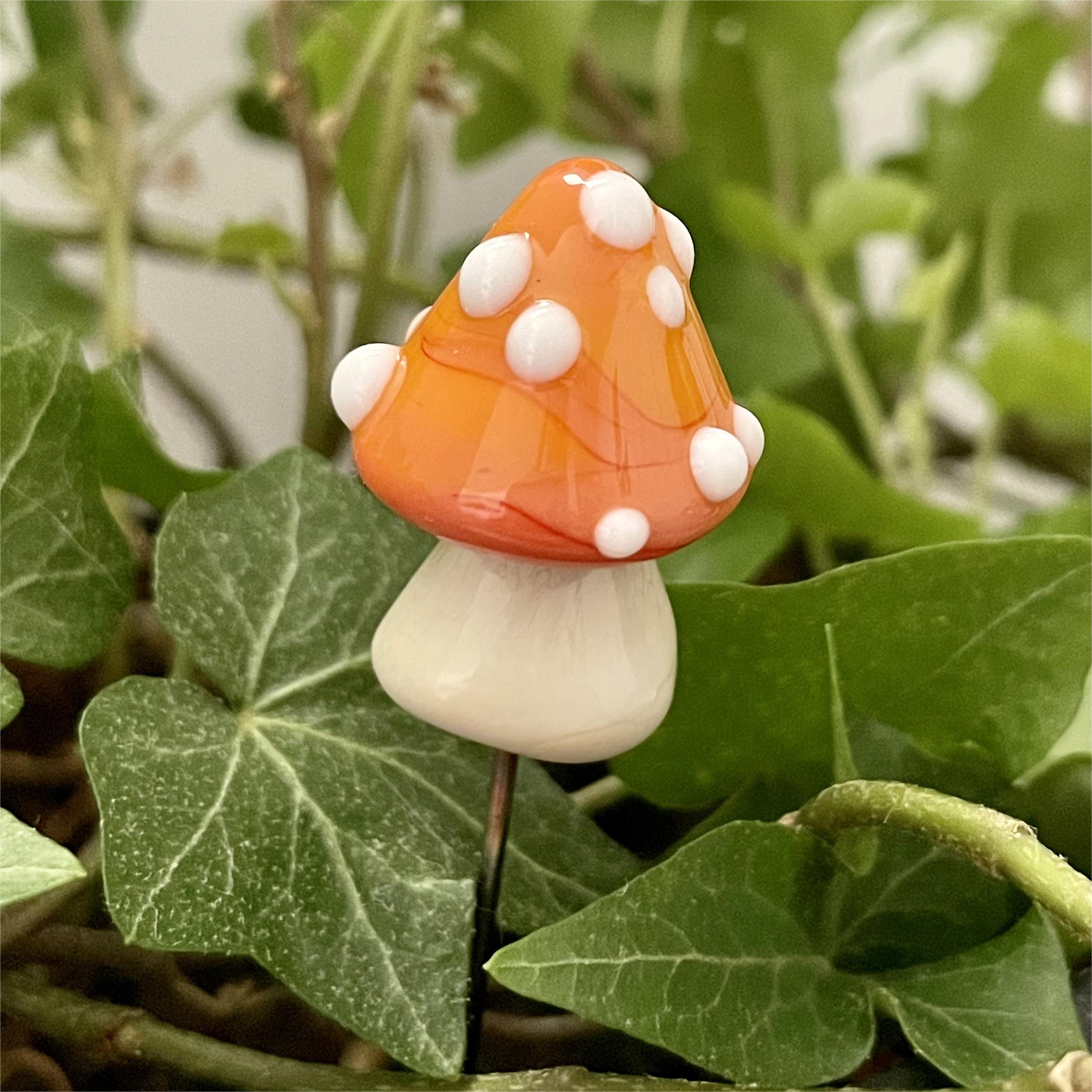 🪴Funny Potted Plant Decoration-Stained Glass Mushrooms🍄
