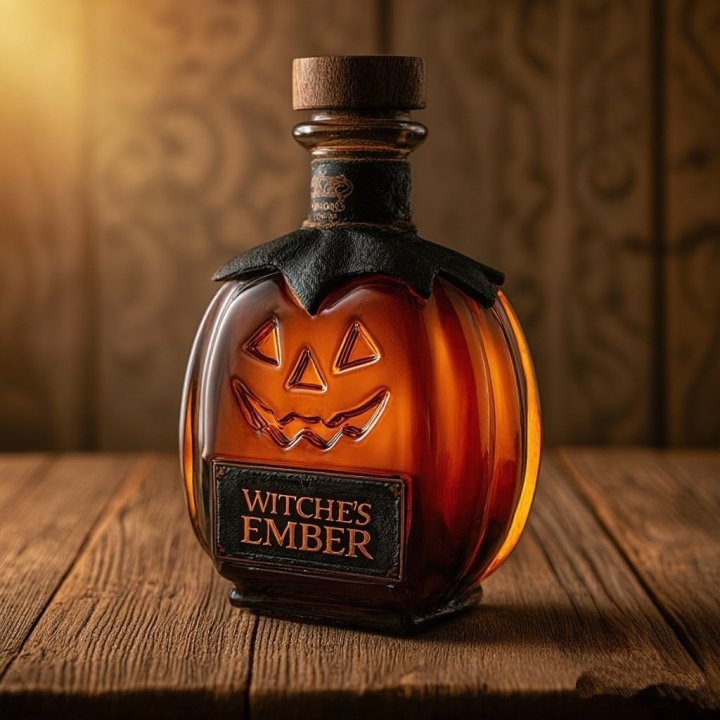 Witche's Ember - Limited Edition Pumpkin Whiskey Bottle
