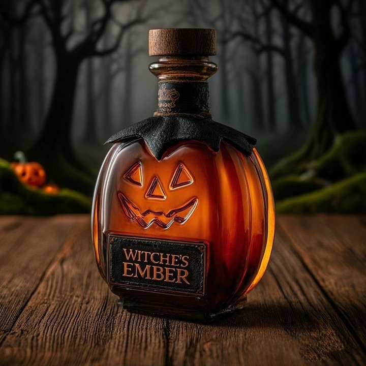 Witche's Ember - Limited Edition Pumpkin Whiskey Bottle