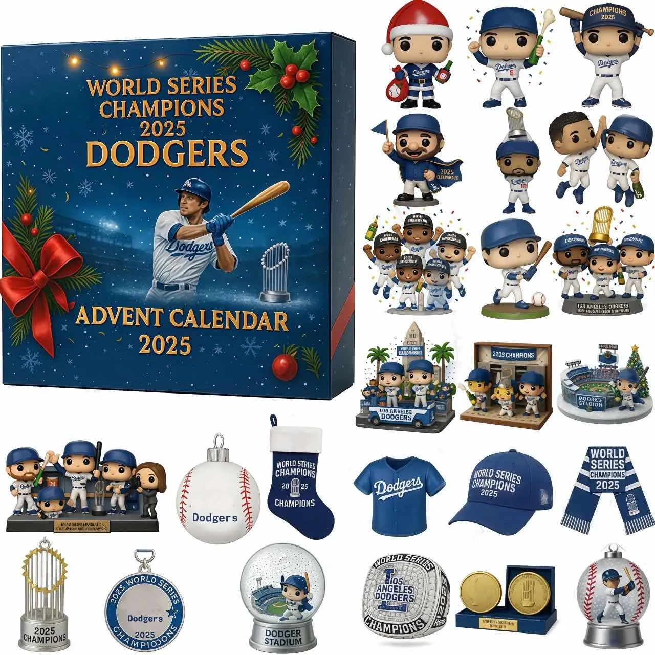 🏆2025 World Series Champions Dodgers Advent Calendar