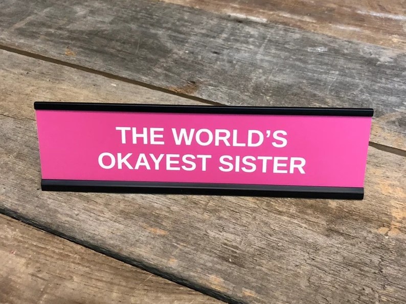 Funny Desk Sign Boss Gag Gift