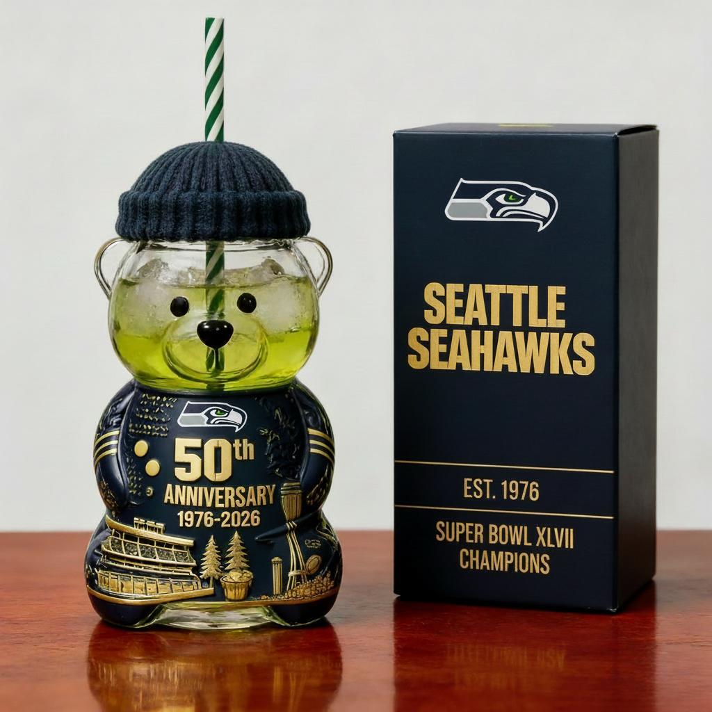 Seattle Seahawks Anniversary Bear Cup