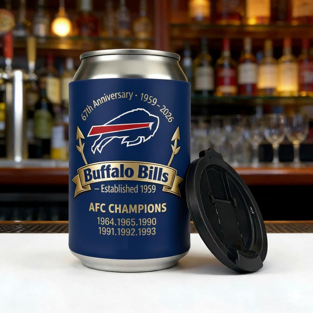 Buffalo Bills 2026 Anniversary Edition Can Cooler