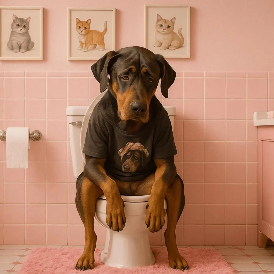 🐶Restroom Rascals: Dog Edition 2026 Wall Calendar