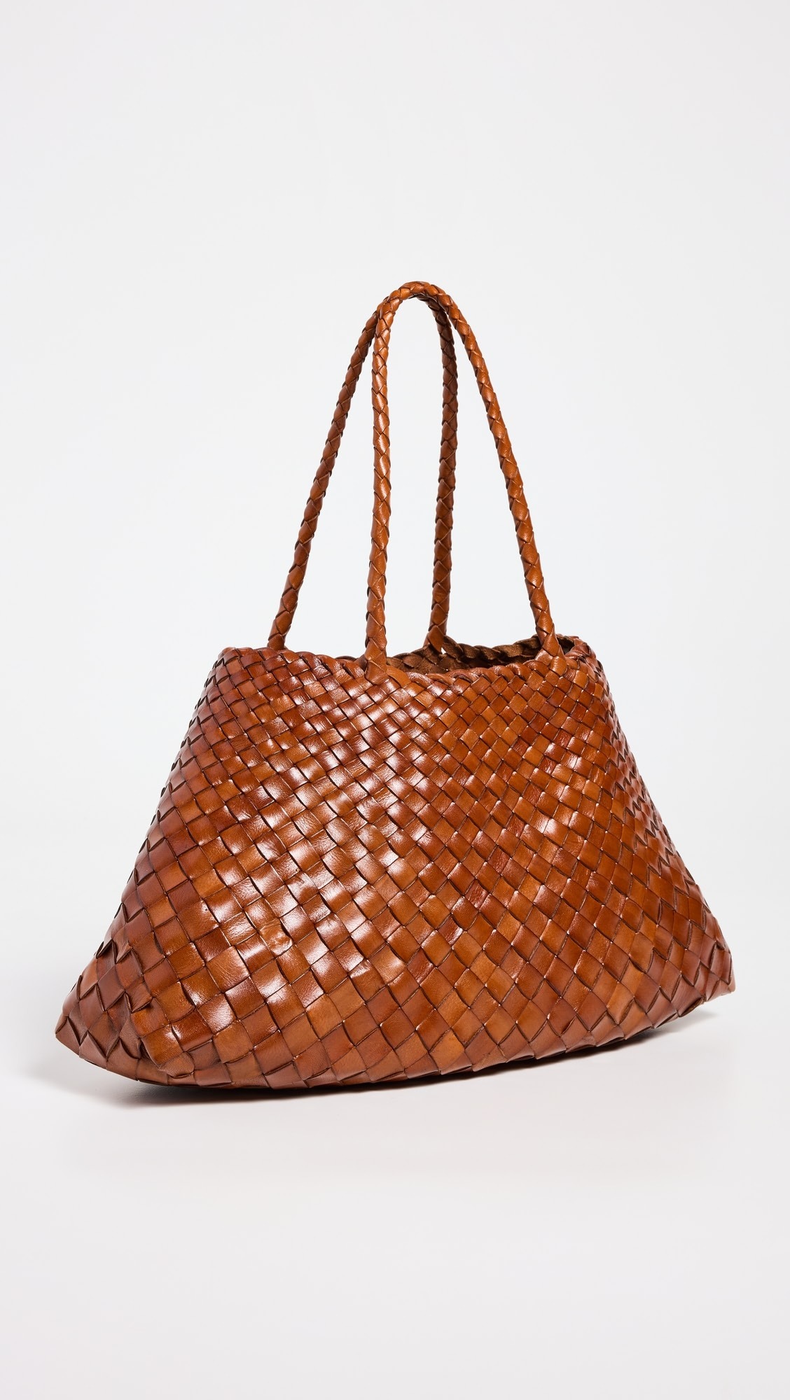 Rustic Woven Tote Big Tan