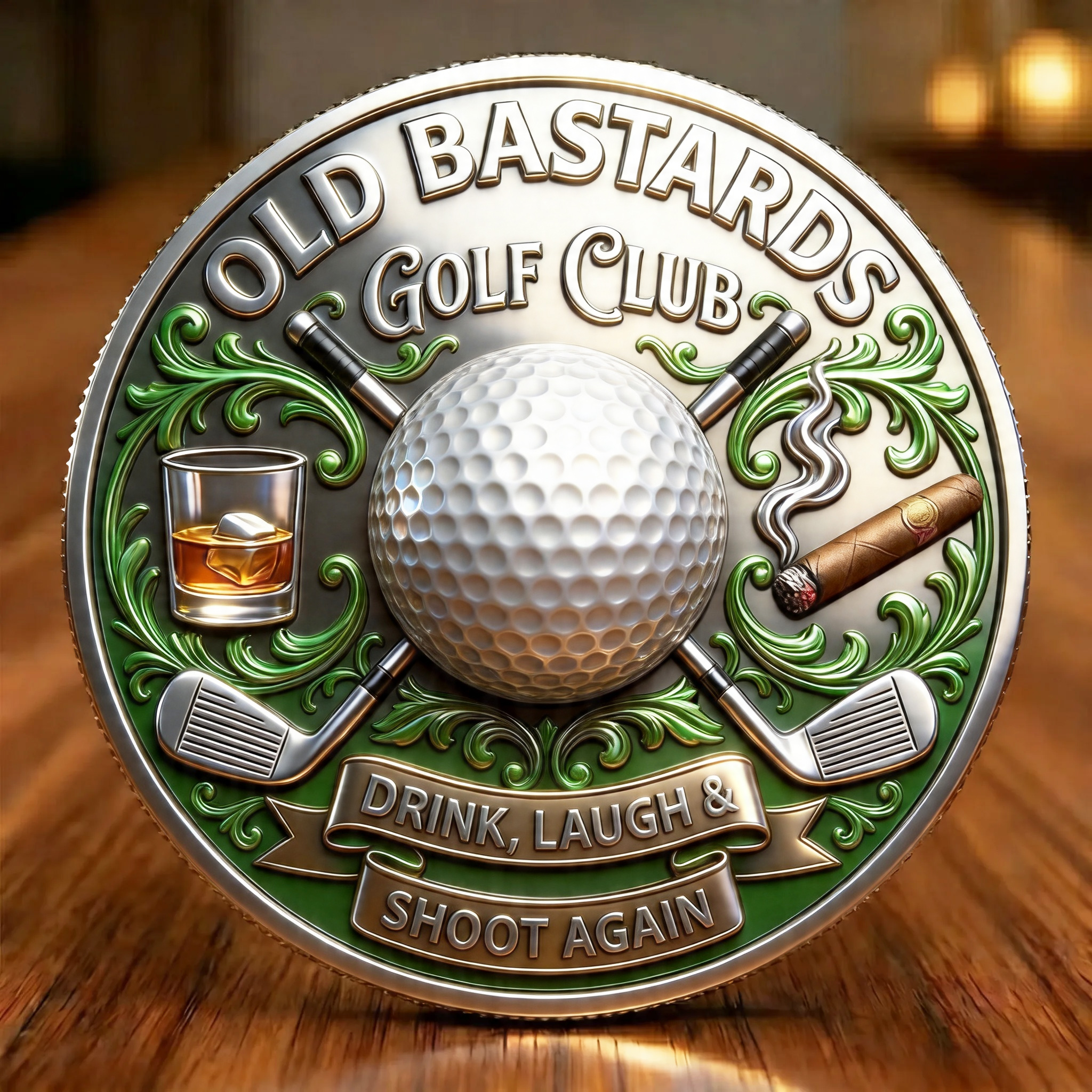 ⛳Last Day 50% OFF -The Eternal Golfer’s Challenge Coin