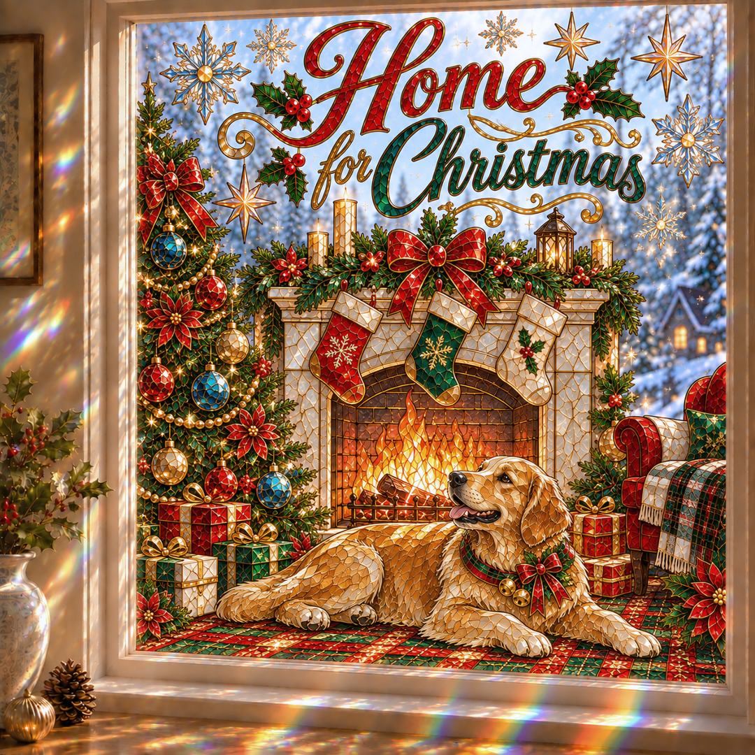 🔥Last 75pcs🎉-🎄🪟Christmas Classics Scenic Window Sticker – Turn Every Window Into a Christmas View