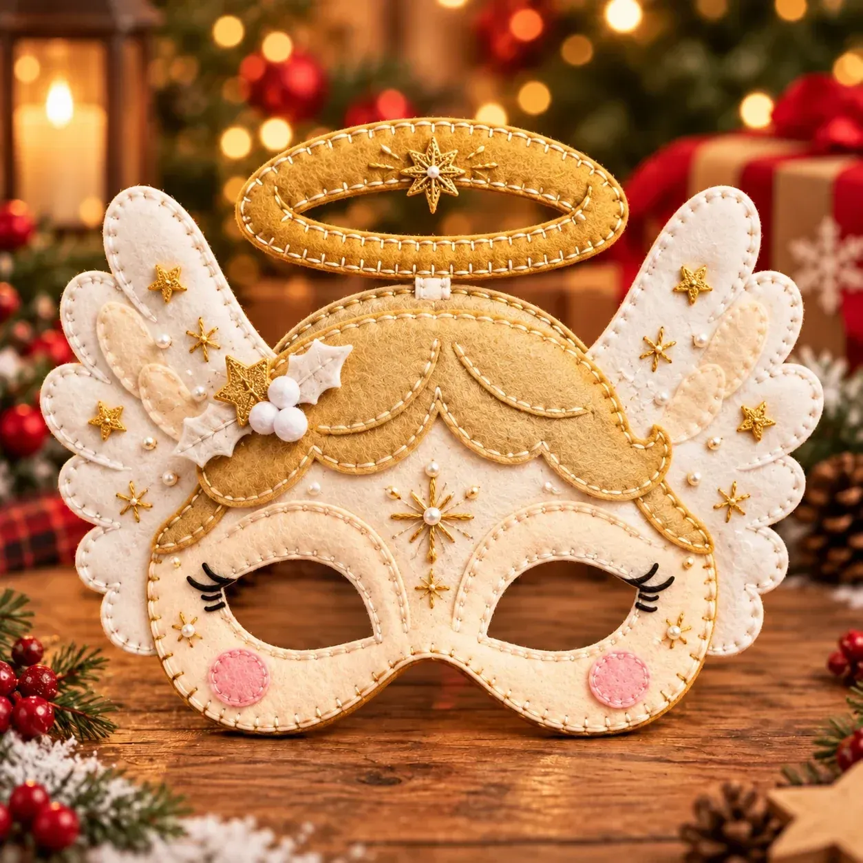 Christmas character masks collection