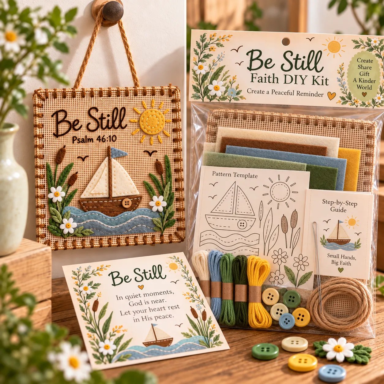 🔥Limited time 70% OFF -🧵🌿Psalms Fabric Weaving DIY Kit -  Weave Your Favorite Psalms into Something Beautiful