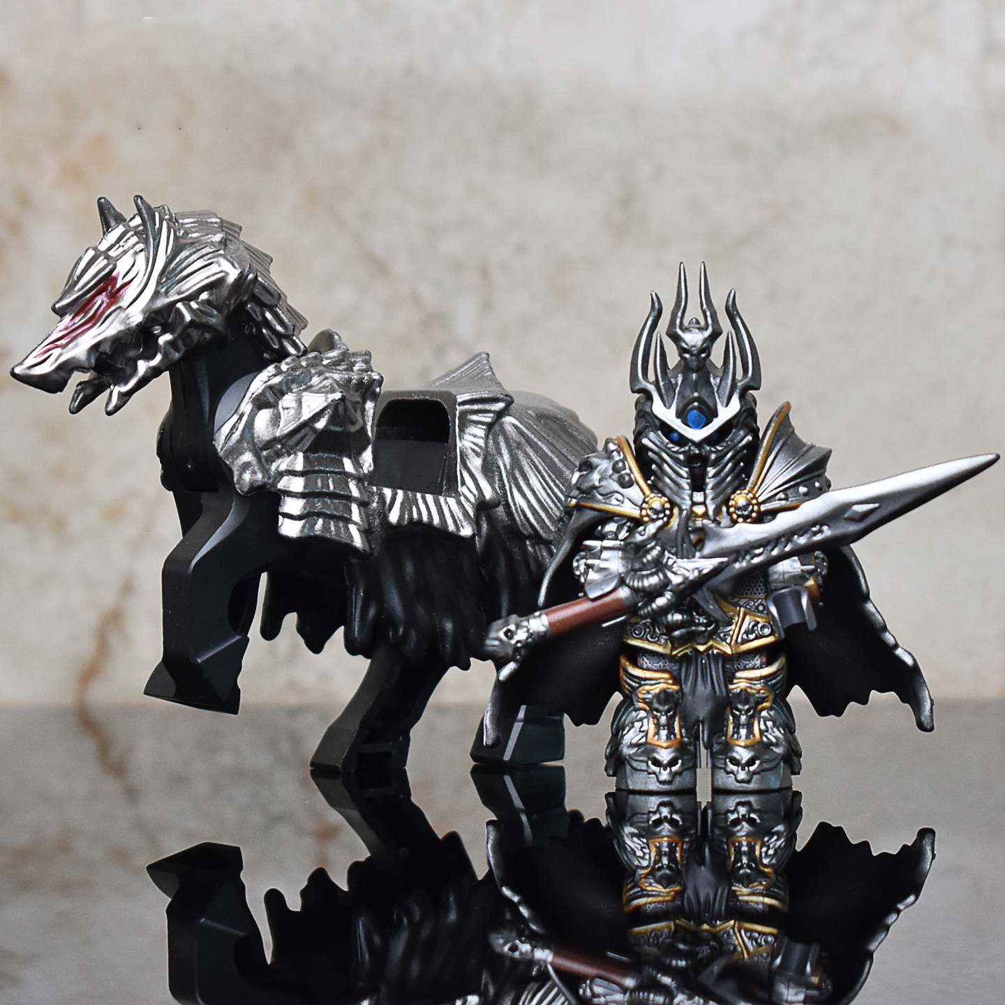 Warcraft 3 Arthas Lich Kingt Mini figures New