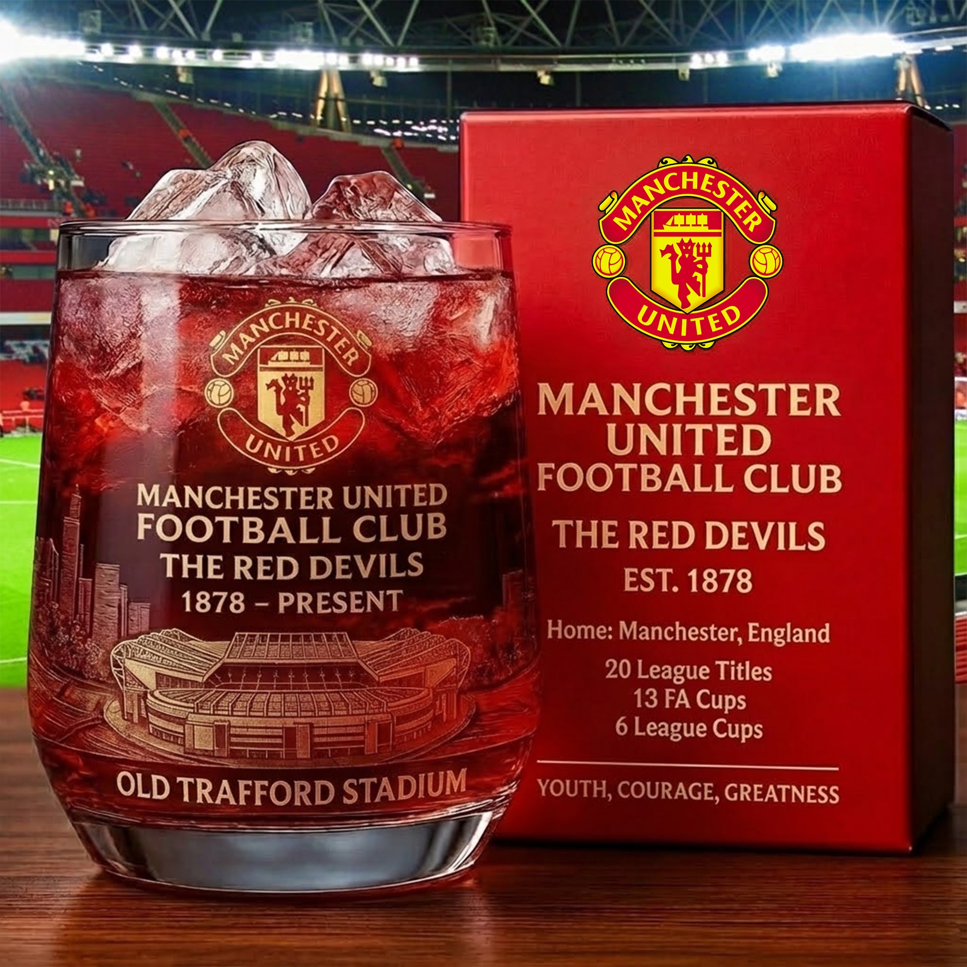 ⚽Premier League Heritage Anniversary Collectible Whiskey Glass