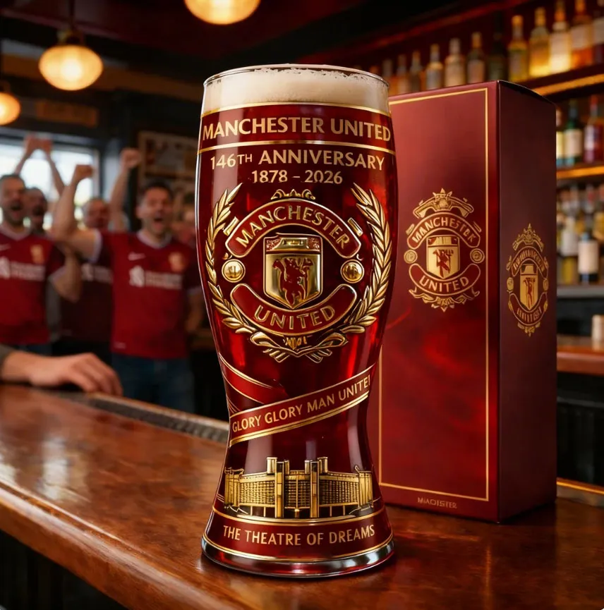 Football Club Anniversary Collector's Edition Glass Series