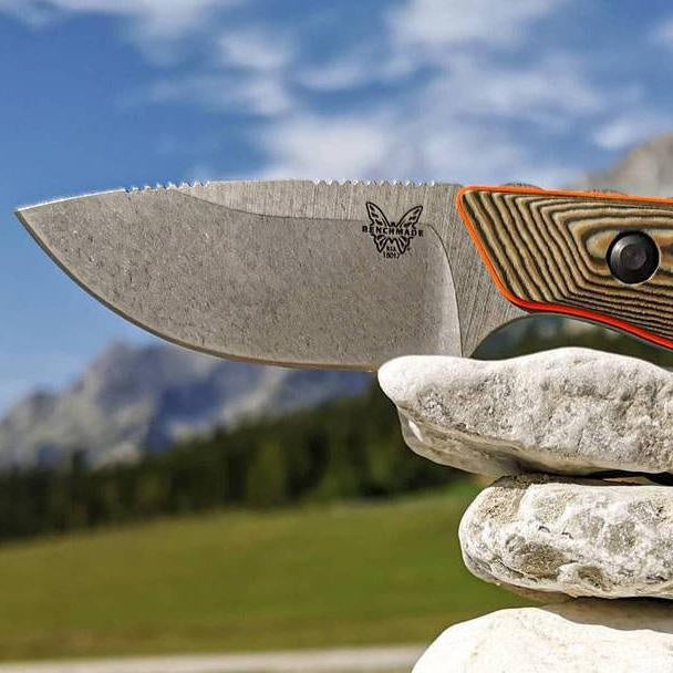 ⚡Last Day 70% OFF丨Benchmade 15017 Hidden Canyon Hunter Knife Wood Fixed Blade✈️Buy 2 Get Free Shipping