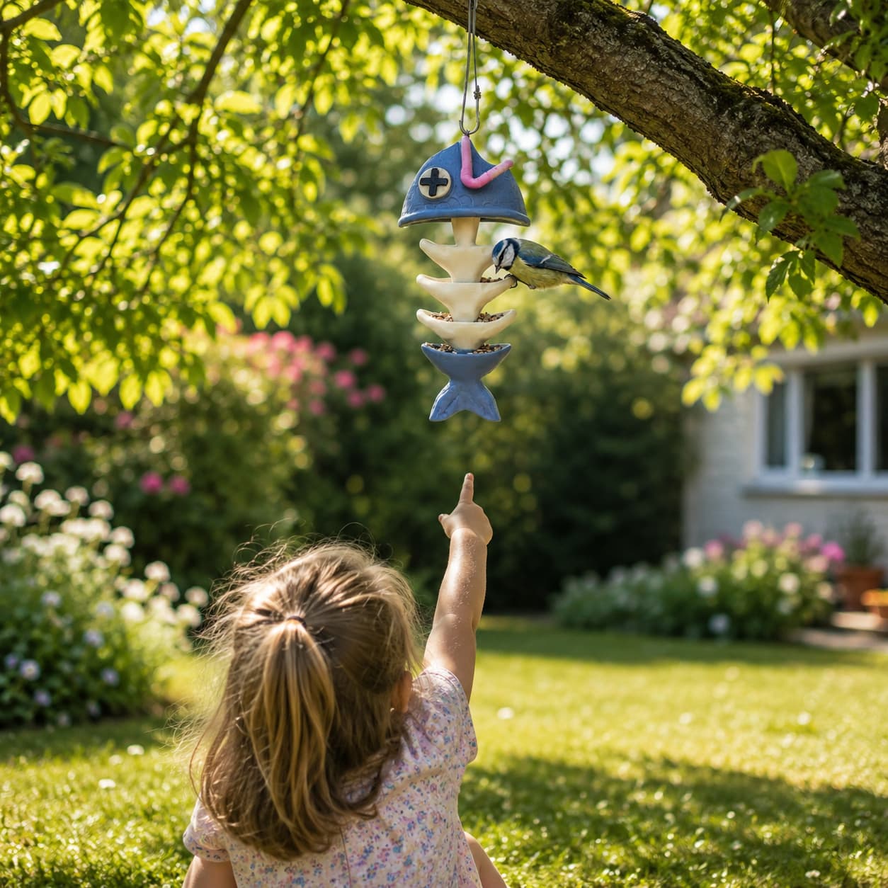 🔥Last Day 70% OFF - 🐦Fishbone Hanging Bird Feeder