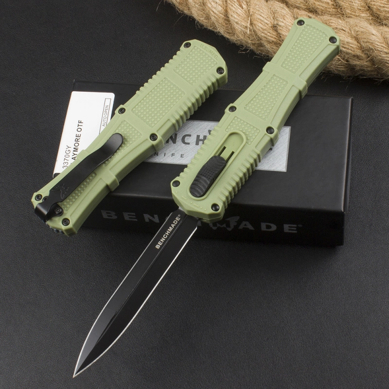 ⚡Last Day 70% OFF🔥Benchmade 3370GY Claymore OTF Automatic knife ✈️Buy 2 Get Free Shipping