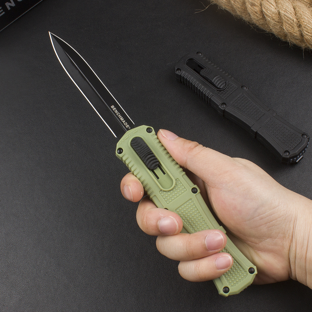 ⚡Last Day 70% OFF🔥Benchmade 3370GY Claymore OTF Automatic knife ✈️Buy 2 Get Free Shipping