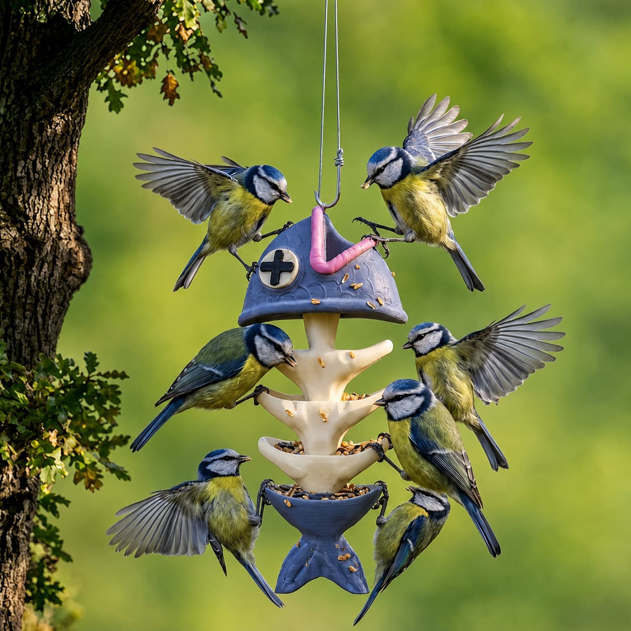🔥Last Day 70% OFF - 🐦Fishbone Hanging Bird Feeder