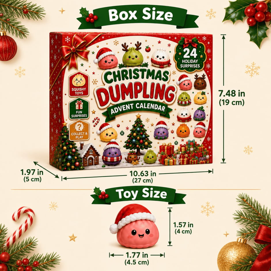 ⏳ Last day 70% OFF – 🎄Christmas Advent Calendar Box🥟