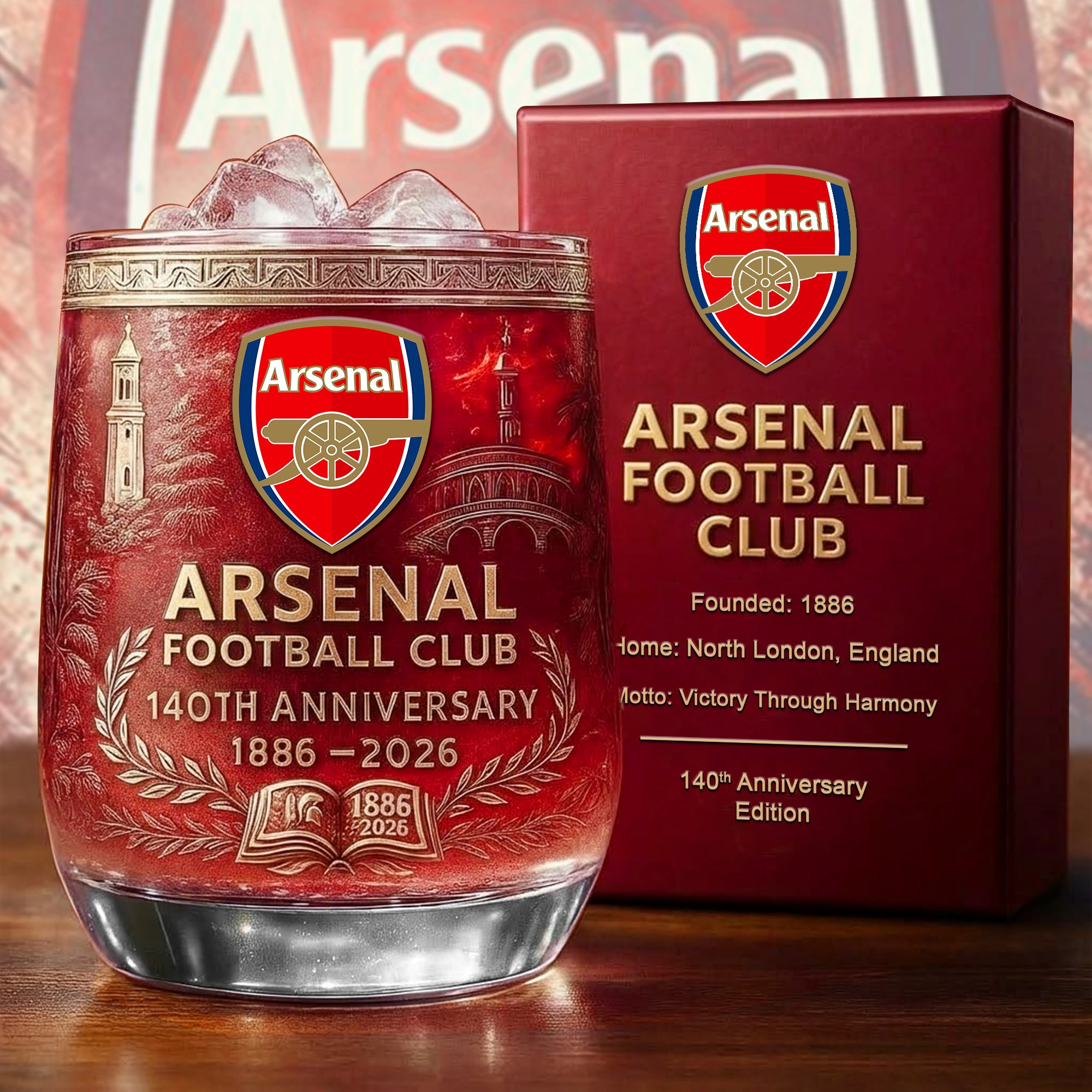 ⚽Premier League Heritage Anniversary Collectible Whiskey Glass