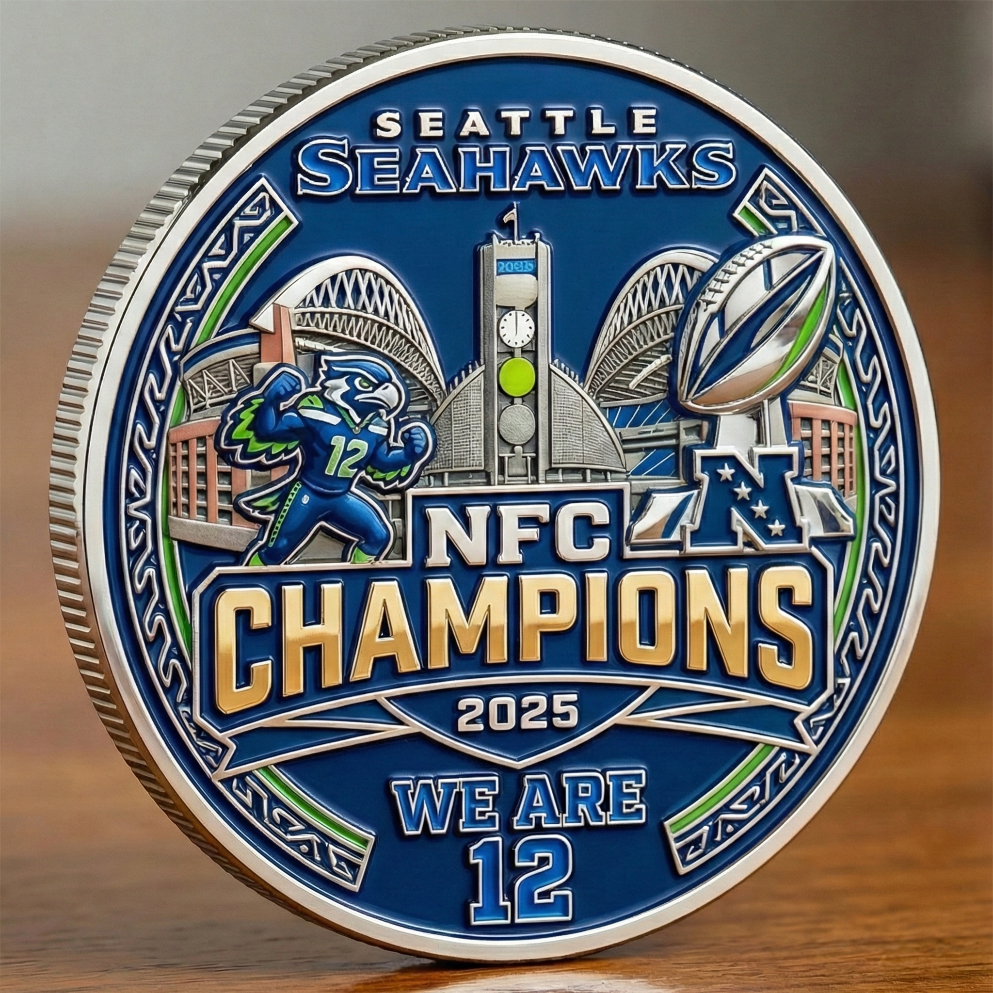 2025 Seahawks NFC Champions Commemorative Coin