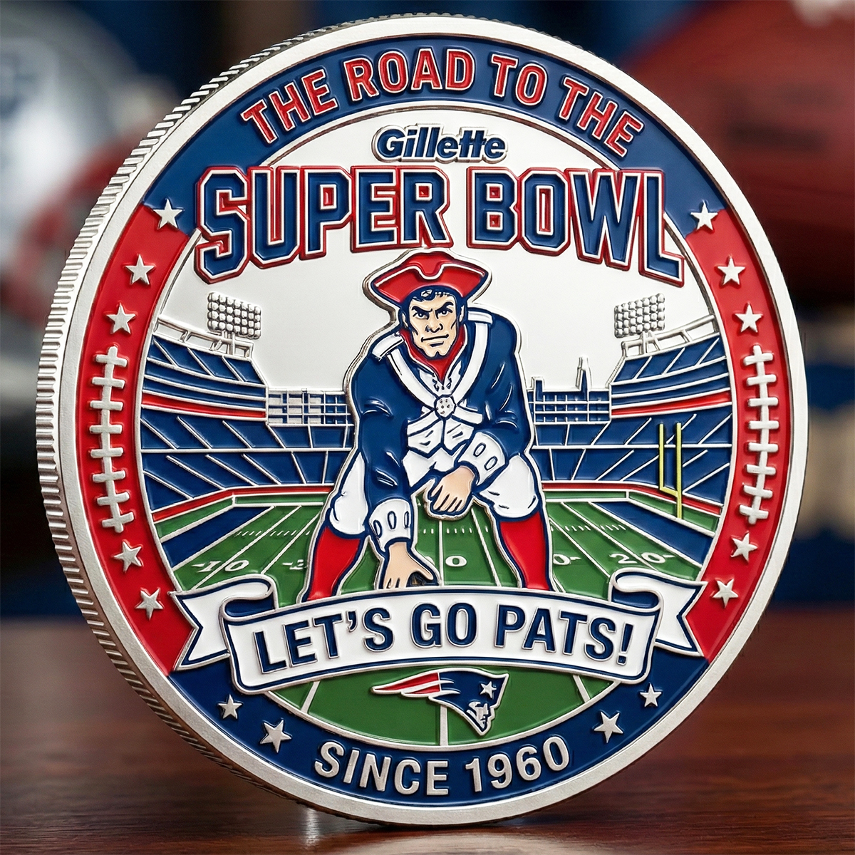 🔥Limited🏆Edition 2025 Patriots AFC Champions Commemorative Coin