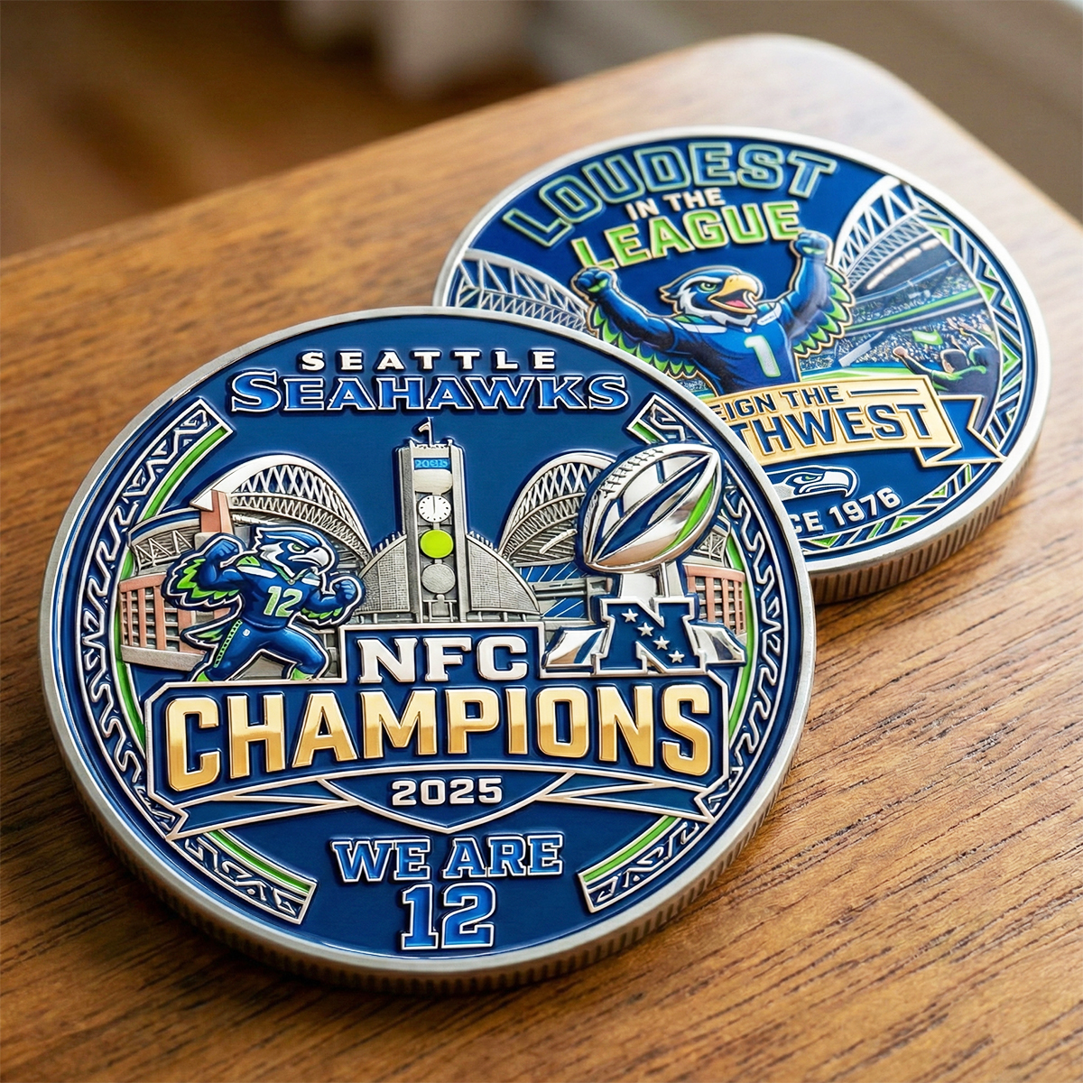 2025 Seahawks NFC Champions Commemorative Coin