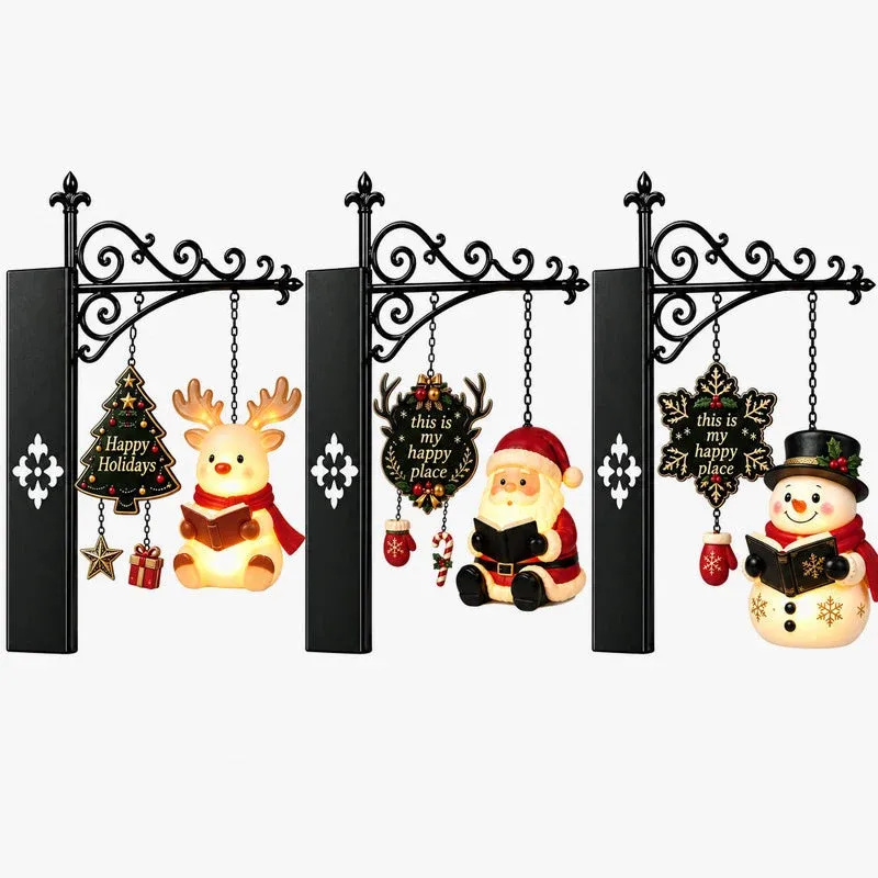 🔥Limited time 70% OFF – 🎅Christmas Bookshelf Character Lamp | Warm LED Shelf-Side Décor in Santa, Reindeer & Snowman Styles for Bookshelves, Cabinets & Cozy Holiday Corners ✨
