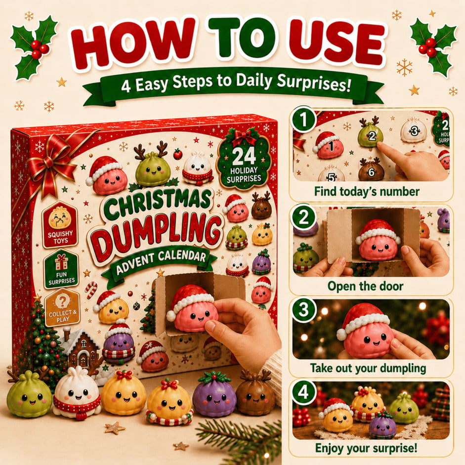 ⏳ Last day 70% OFF – 🎄Christmas Advent Calendar Box🥟