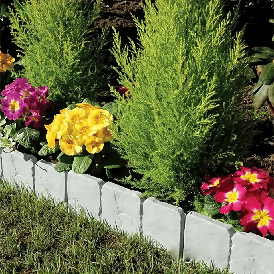 🔥Last Day 50% OFF - Imitation Stone Garden Fence 🪨 | DIY Garden Edging Border 🌻🛠️